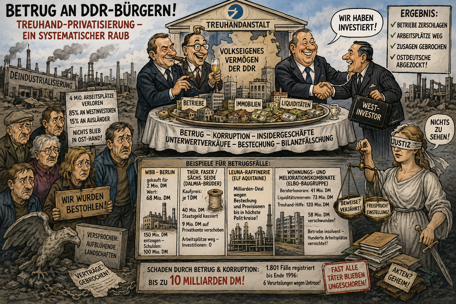 Betrug an DDR-Bürgern: Juristische Aufarbeitung und Beispiele